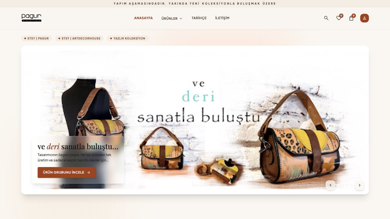 pagurdesign.com ana sayfası